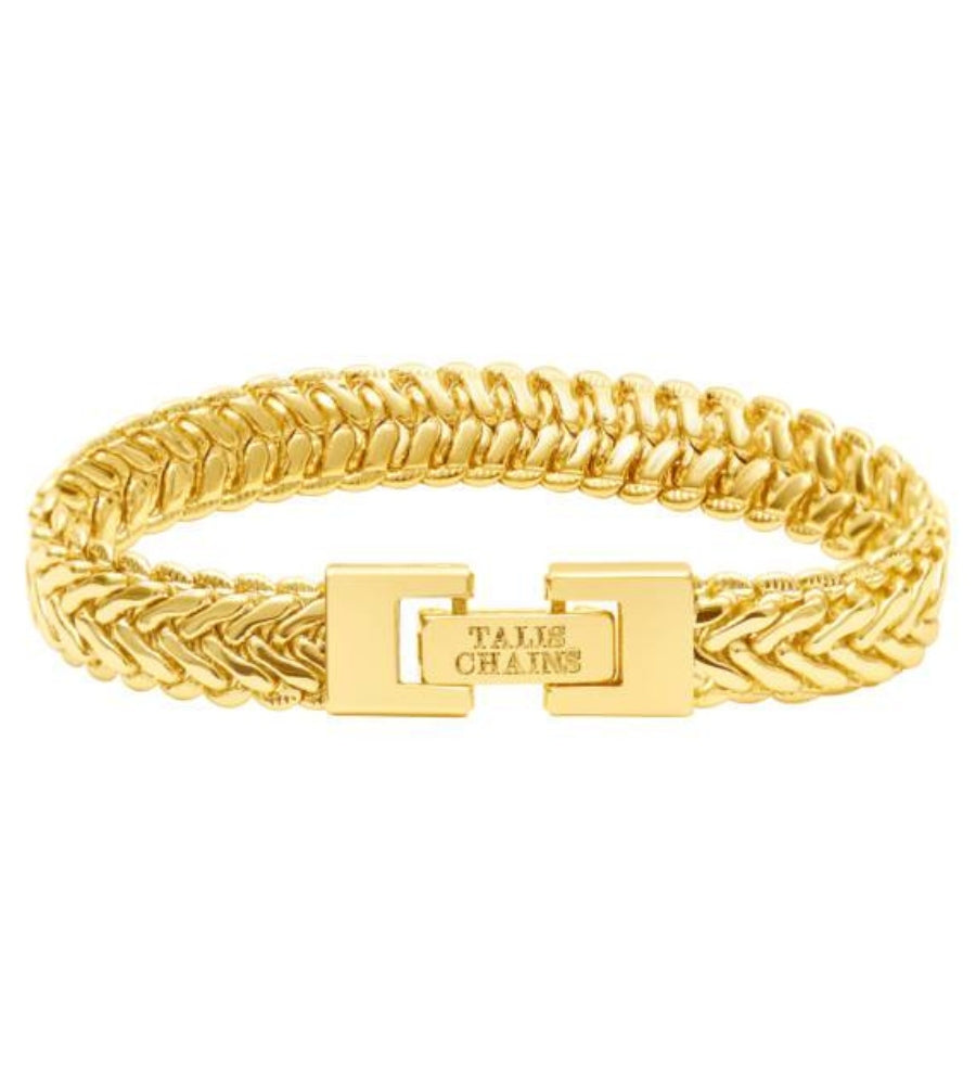 Braided Mesh Bracelet - Gold