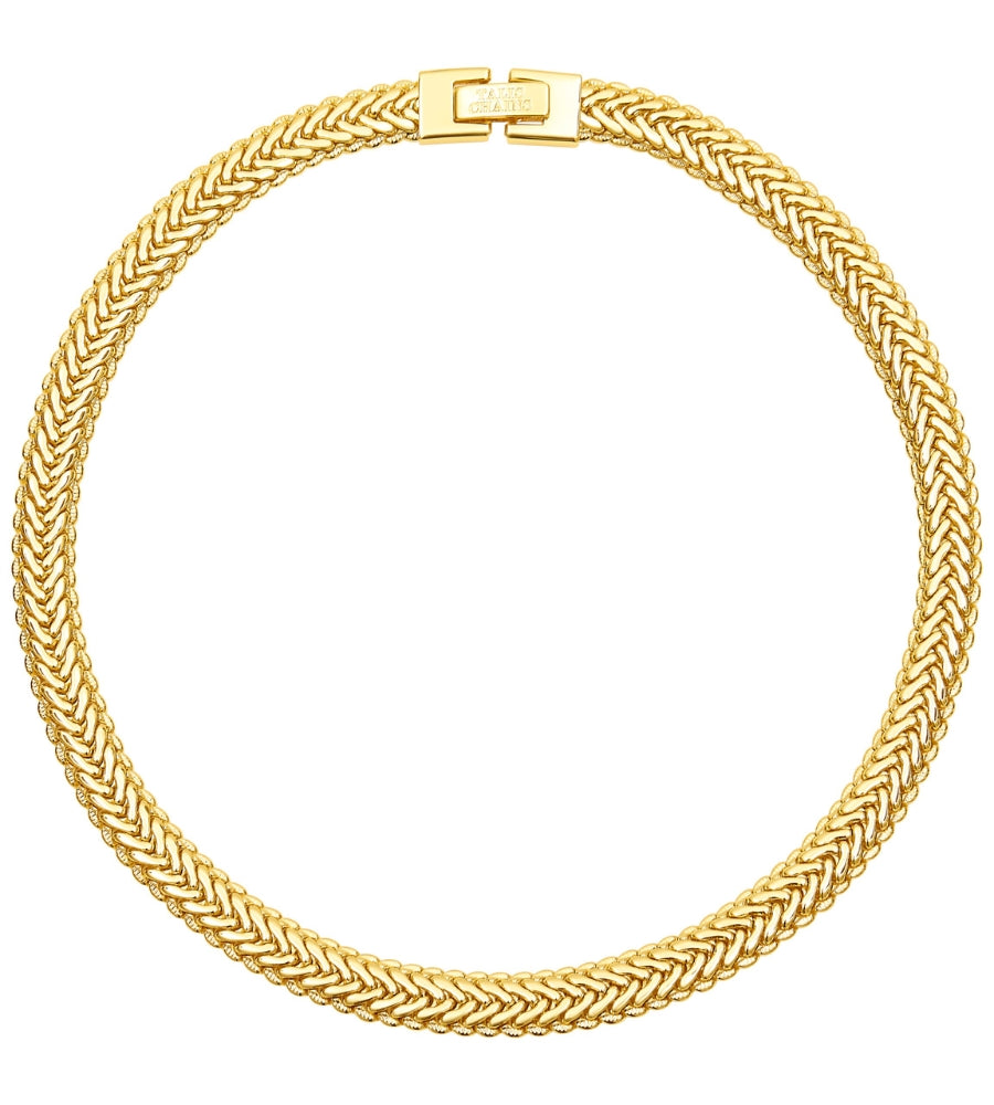 Braided Mesh Chocker - Gold