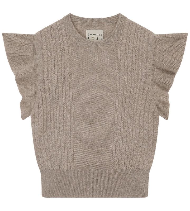 Ruffle Cable T-Shirt - SandDollar