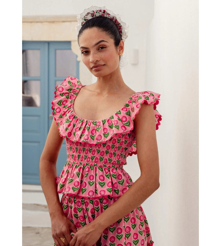 Susie Top - Marigold Blush