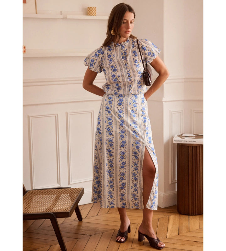 R6785 Skirt Bleu
