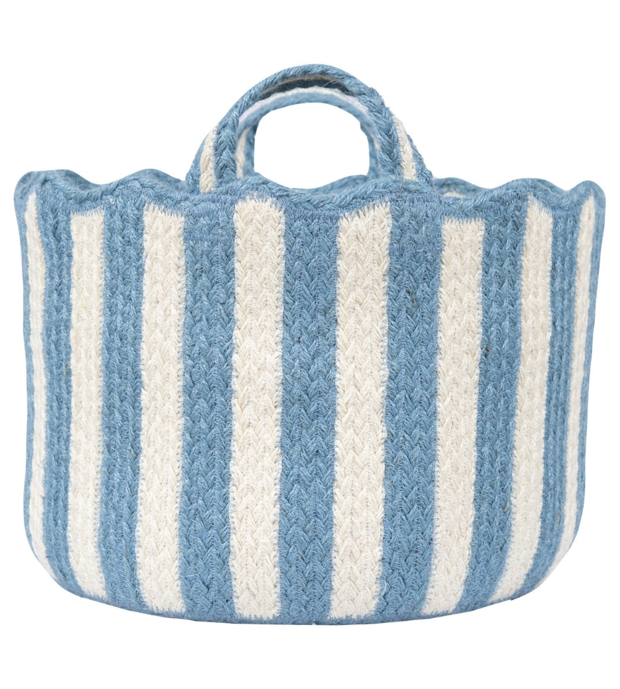 Large Tulip Basket - Light Blue