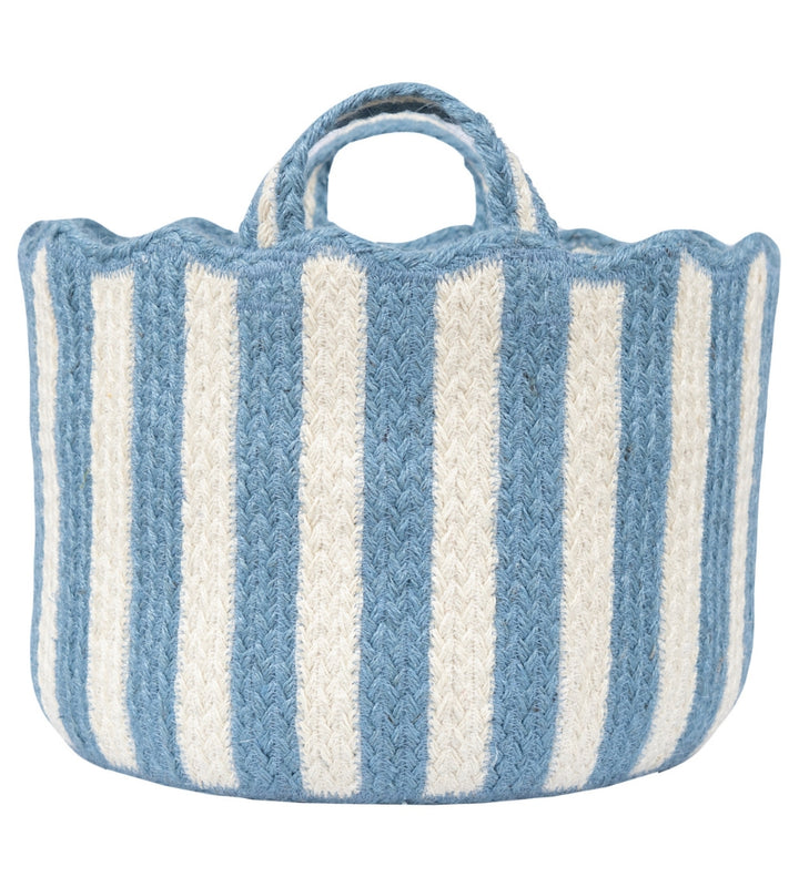Large Tulip Basket - Light Blue