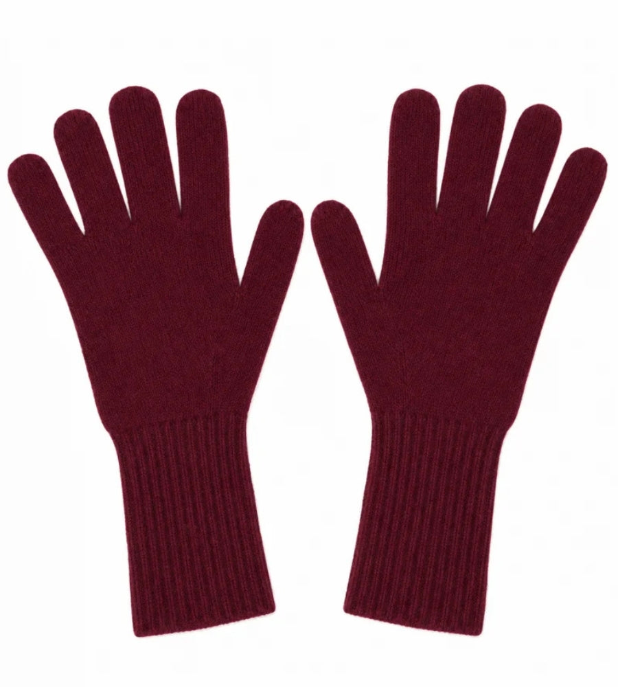 Gloves - Cherry Lacquer (Burgundy)