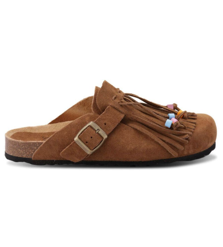 Dandara Suede Mules Roble