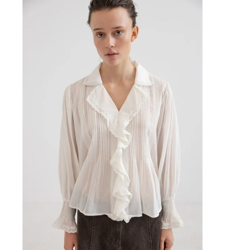 Galia Blouse - White