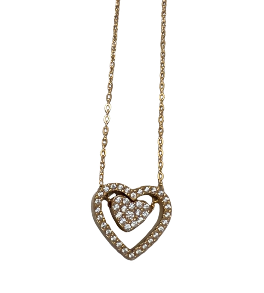 11315 Heart Necklace Gold