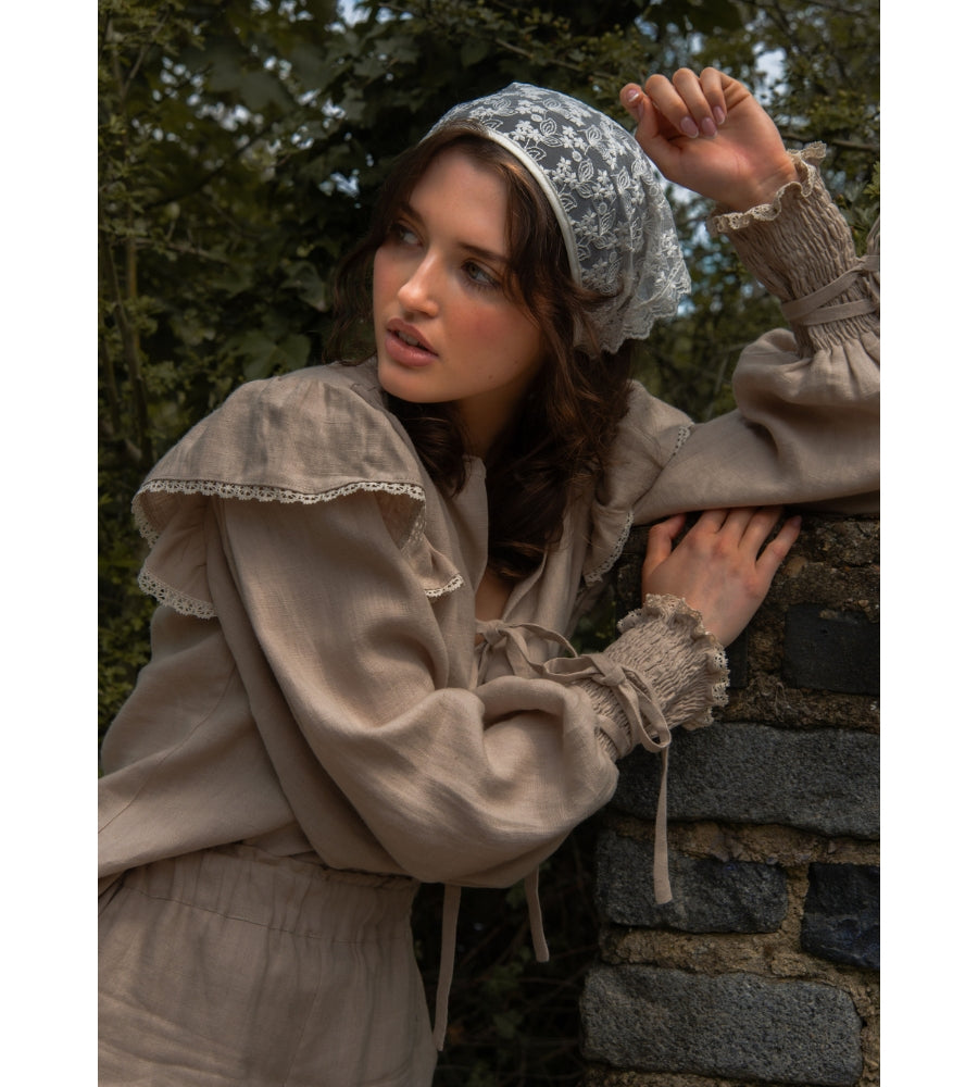 Matilda Blouse - Oatmeal
