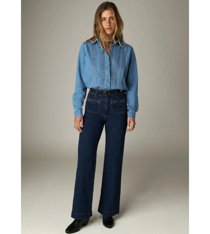Willie Giulietta Trousers - Blue Denim