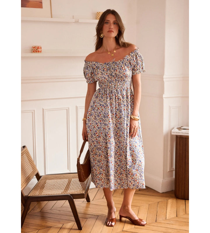 C2188 Dress in Bleu