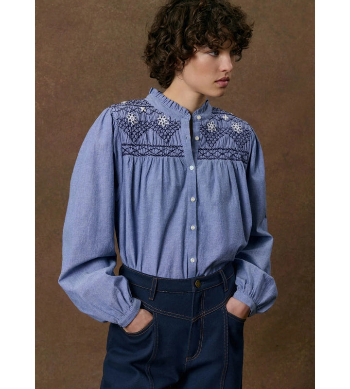 Shirt Louise - Denim Light Blue