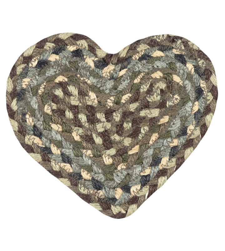 Hedgerow Jute Heart Coaster