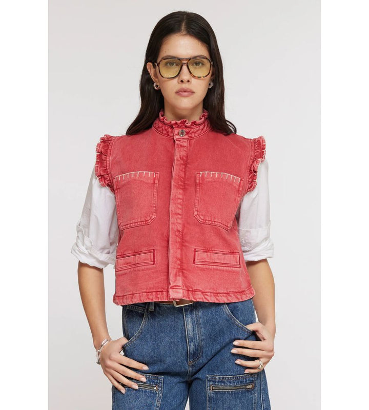 Pablo Waistcoat - Vintage Red