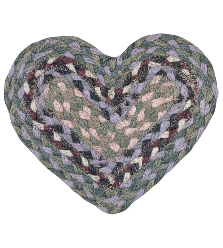 Tundra Jute Heart Coaster