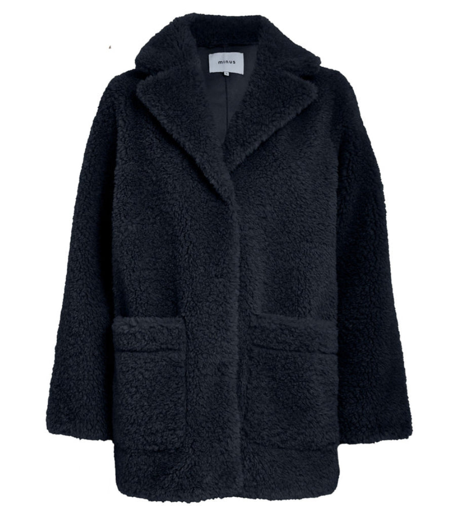 MSAlda Reversible Faux Fur Jacket - Sky Captain
