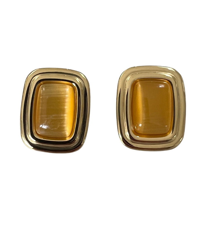 Coloured Stone Earrings