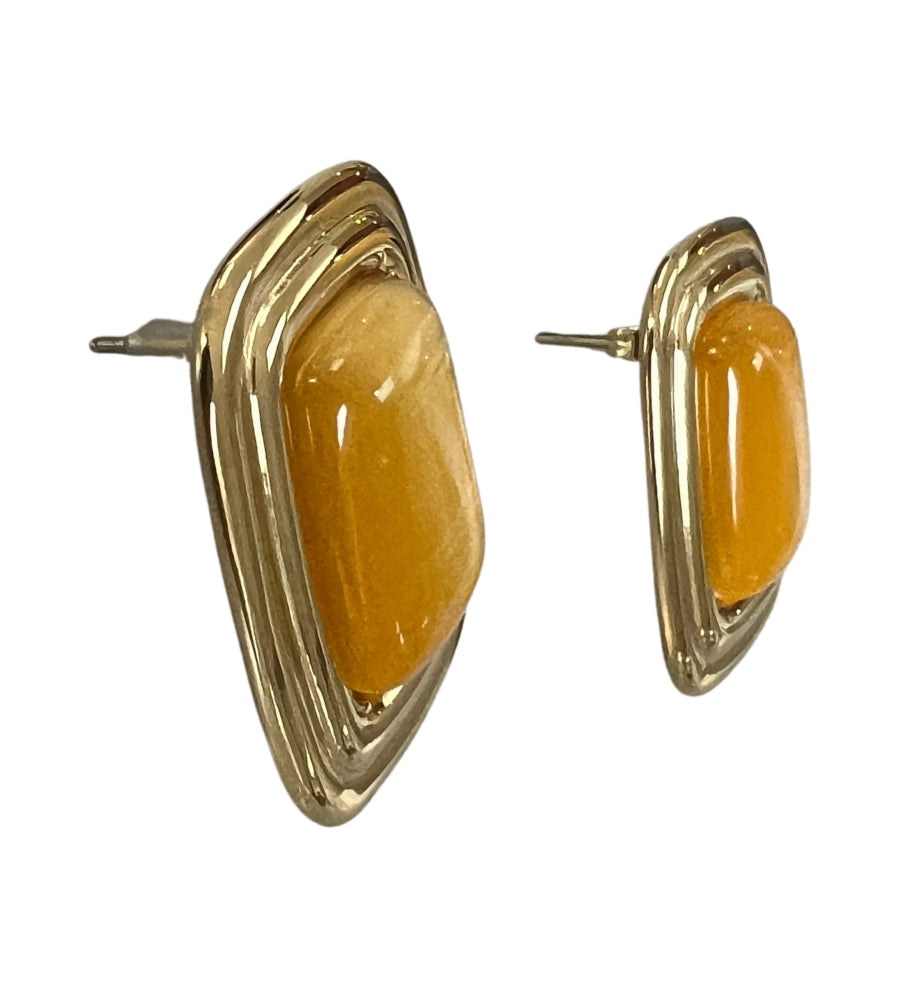 Coloured Stone Earrings