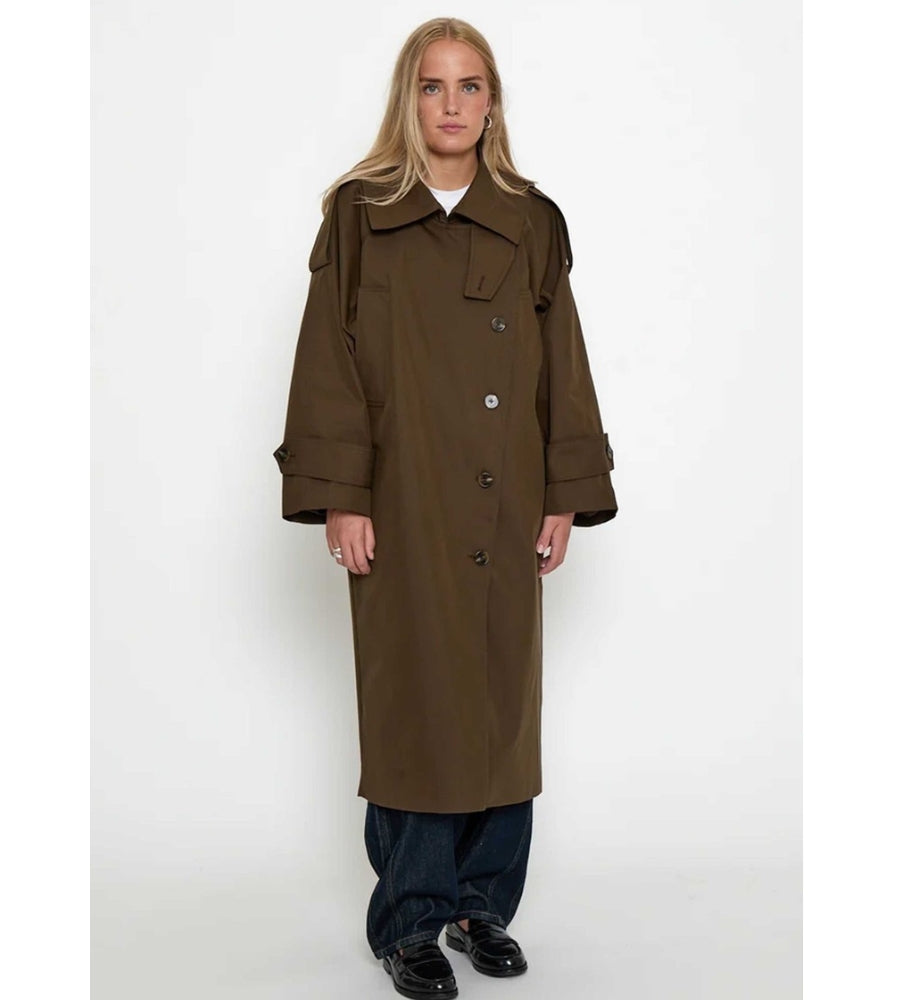 MSPalina Coat - Slate Brown
