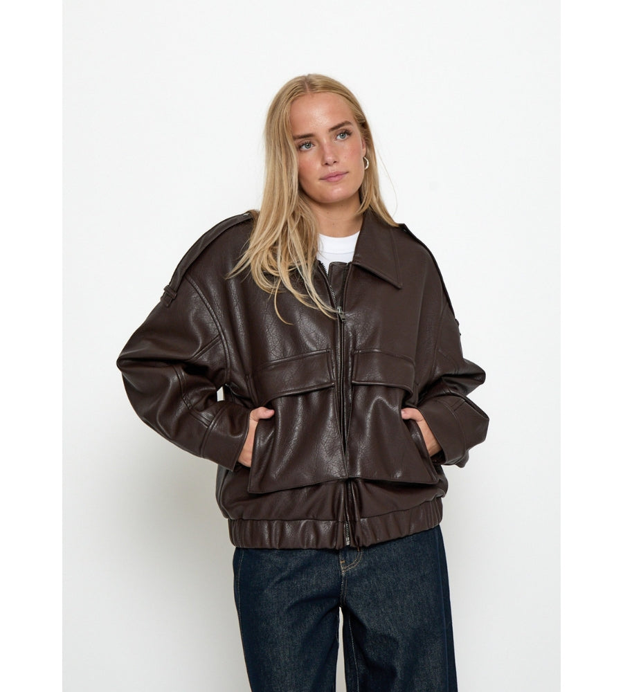 MSPenny Jacket - Java Brown Print