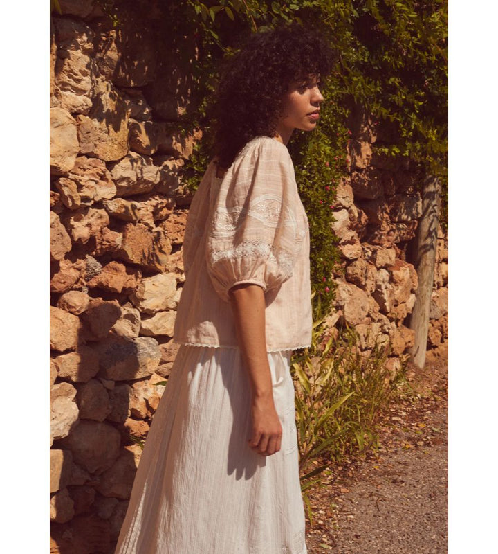 Sima Blouse - Natural Blush