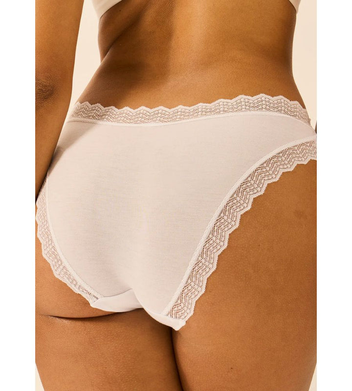 Classic Knicker Zig Zag - White