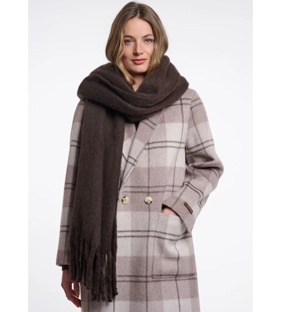 Gella Scarf With Fringe - Peated