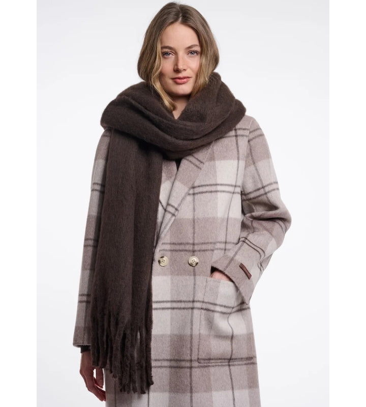 Gella Scarf With Fringe - Peated