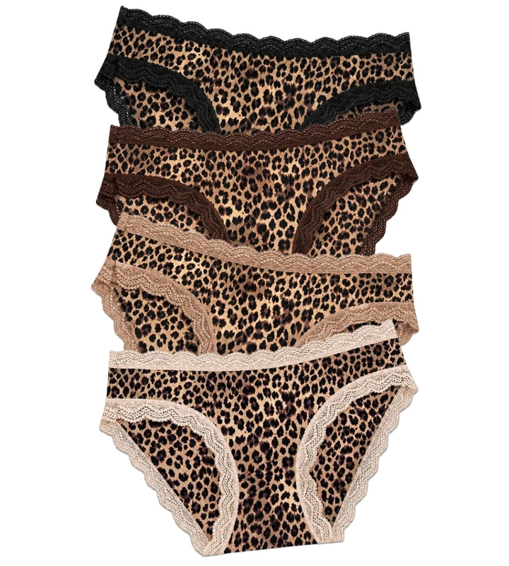 Knicker Four Pack - Leopard