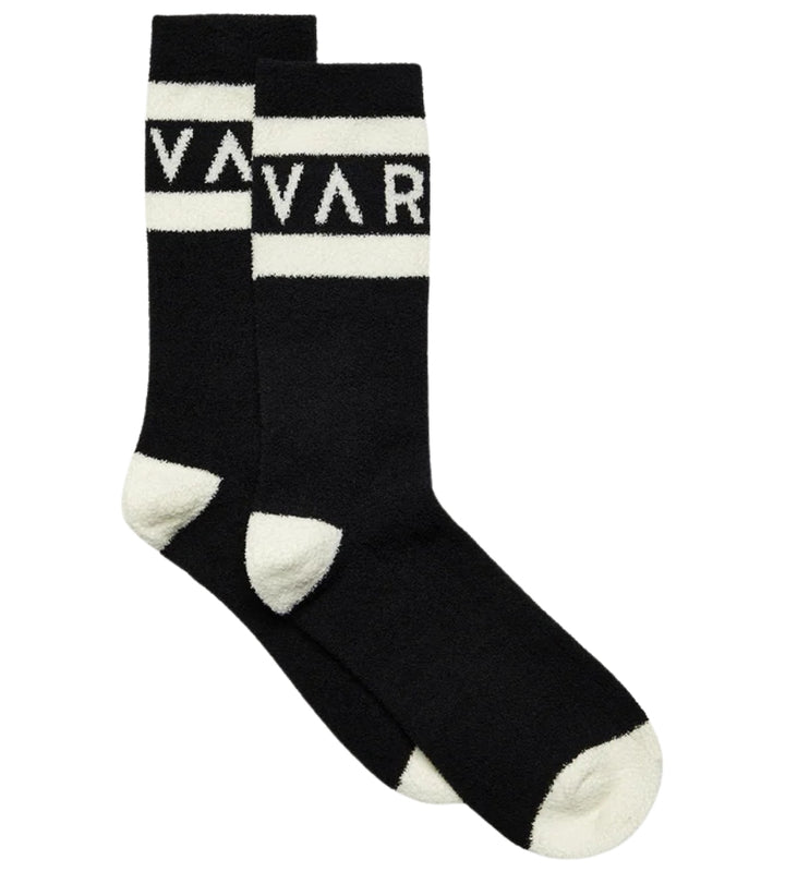 Spencer Sock - Black/Egret