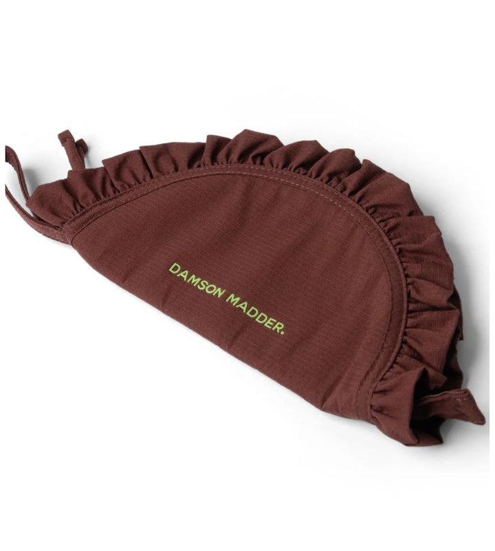 Ruffle Half Moon Make Up Bag