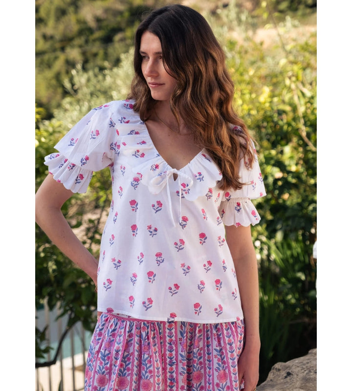 Ava Blouse - Jaipur Ditsy