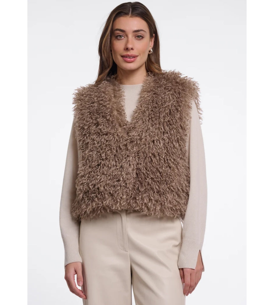 Sensy Waistcoat - Mocha Latte