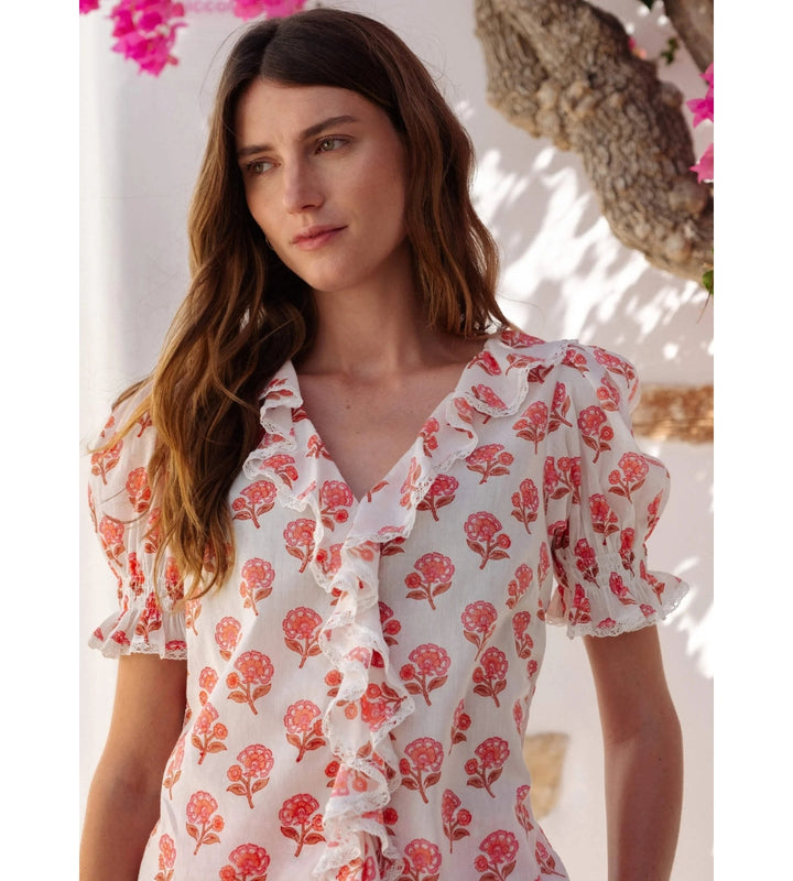 Rosie Blouse - Desert Blush
