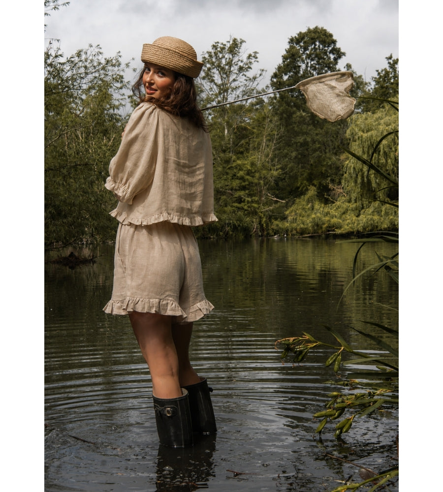 Delphine Shorts - Oatmeal
