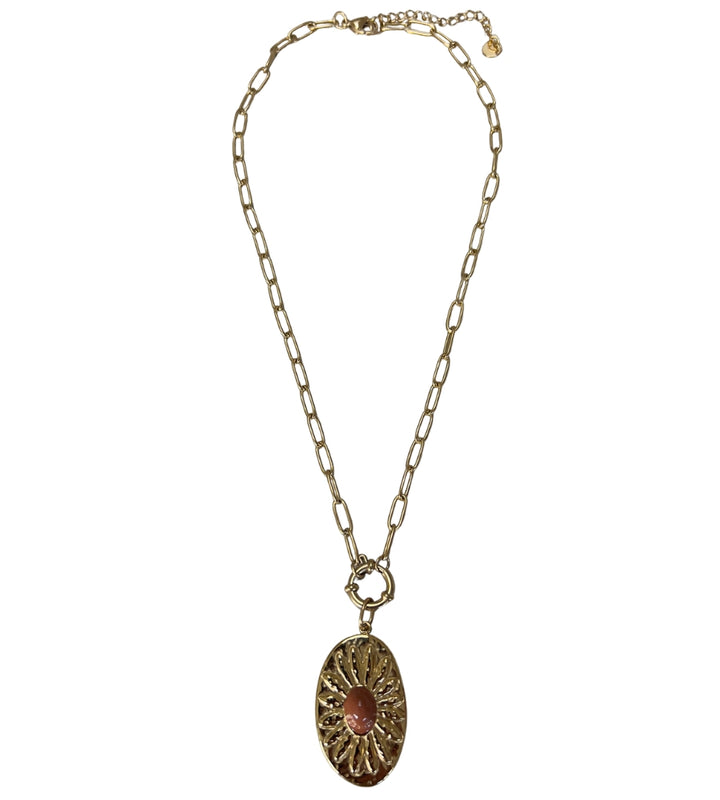 24210 Gold Necklace Coin