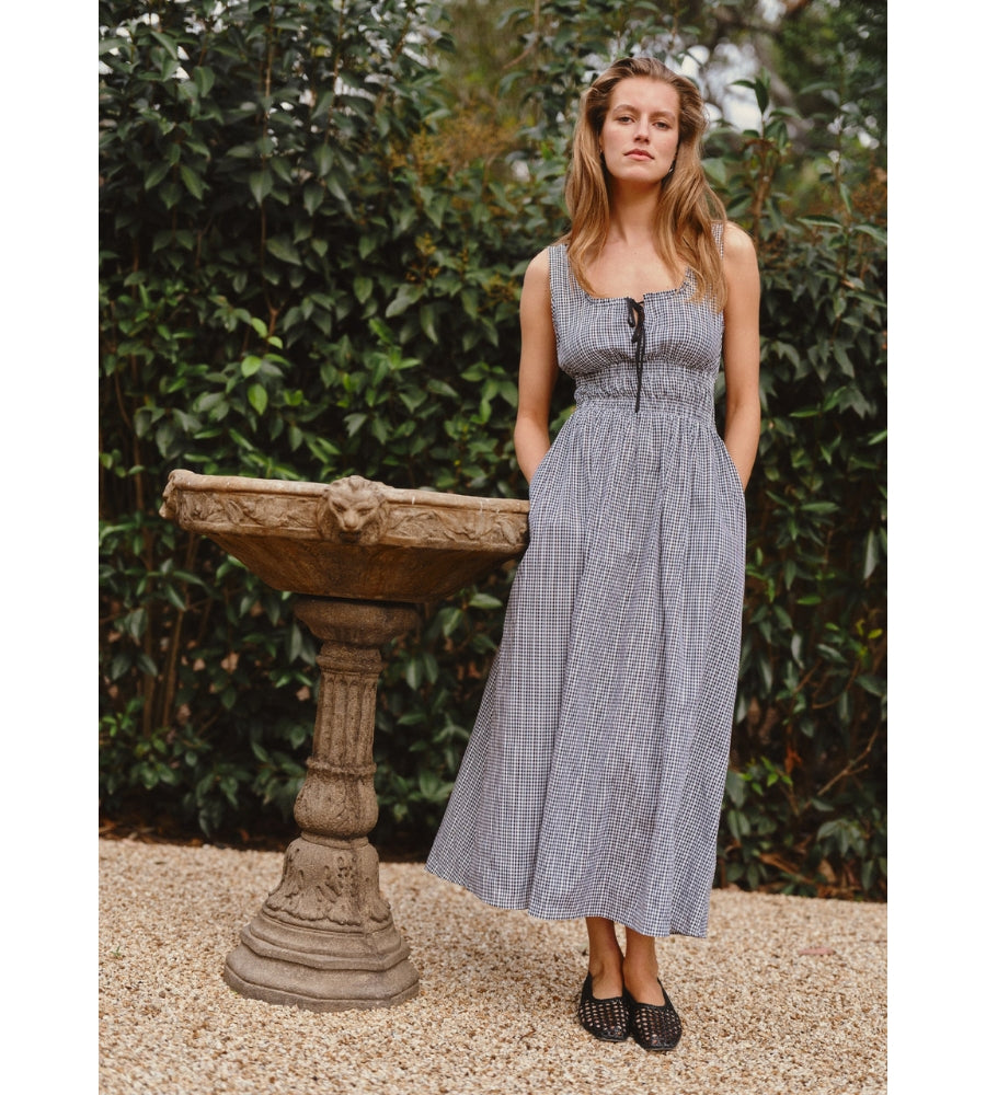 Jordie Dress Black Gingham