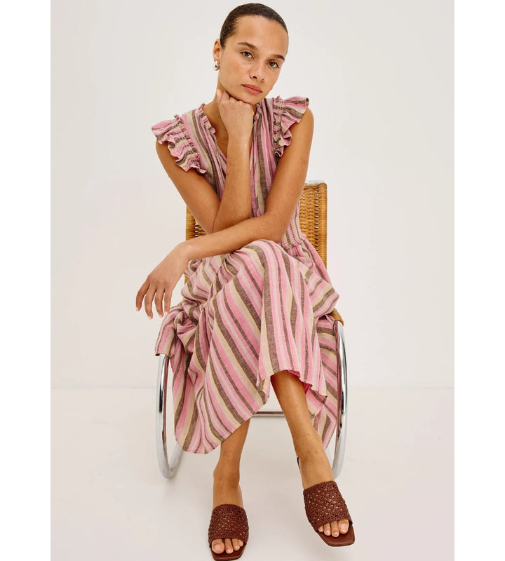 Garden Dress in Cordoba Stripe
