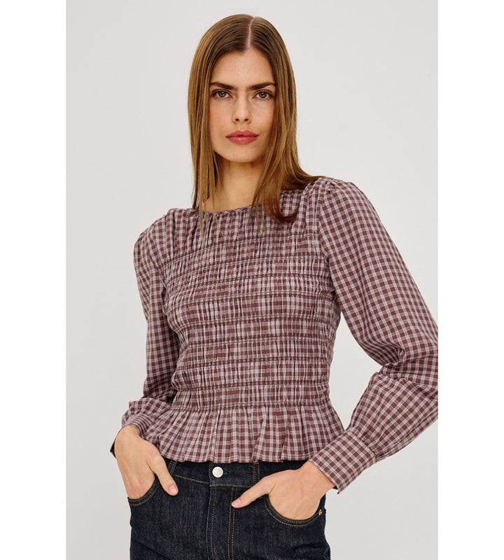 Tabi Blouse - Rust Rose