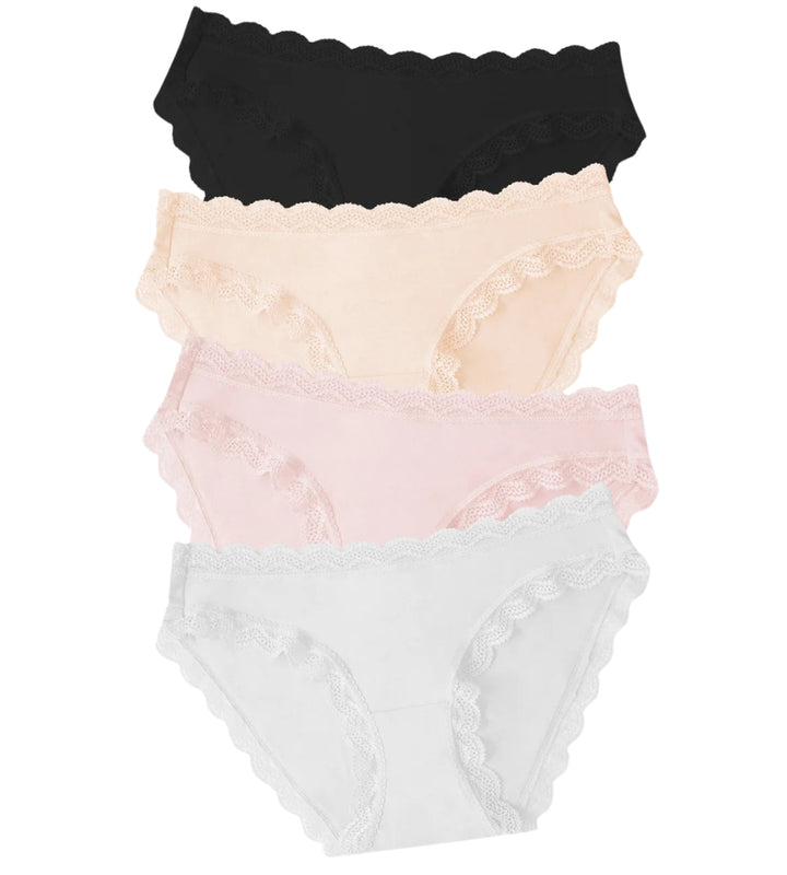 4KNBASCMU Classic Knicker Four Pack - Sand Essentials