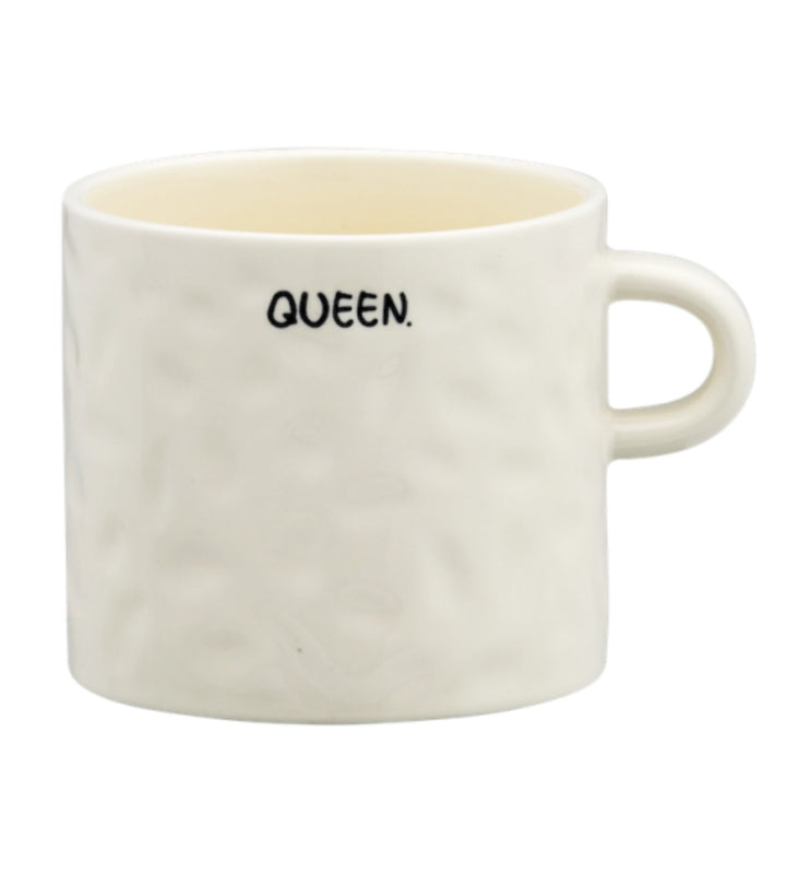 Queen Tea Mug Black