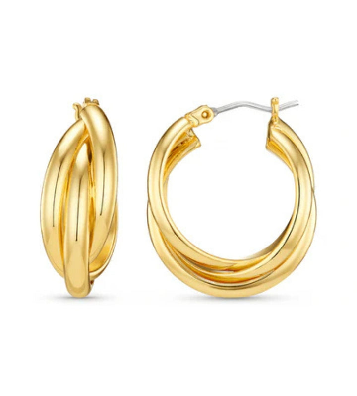 ORE26407 Hoop Earrings Gold