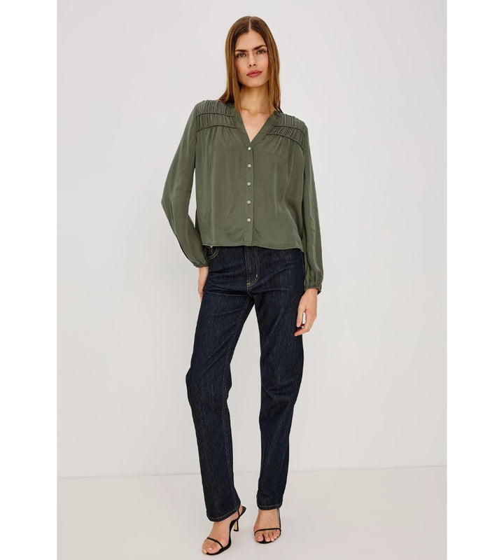 Cadence Blouse - Washed Olive