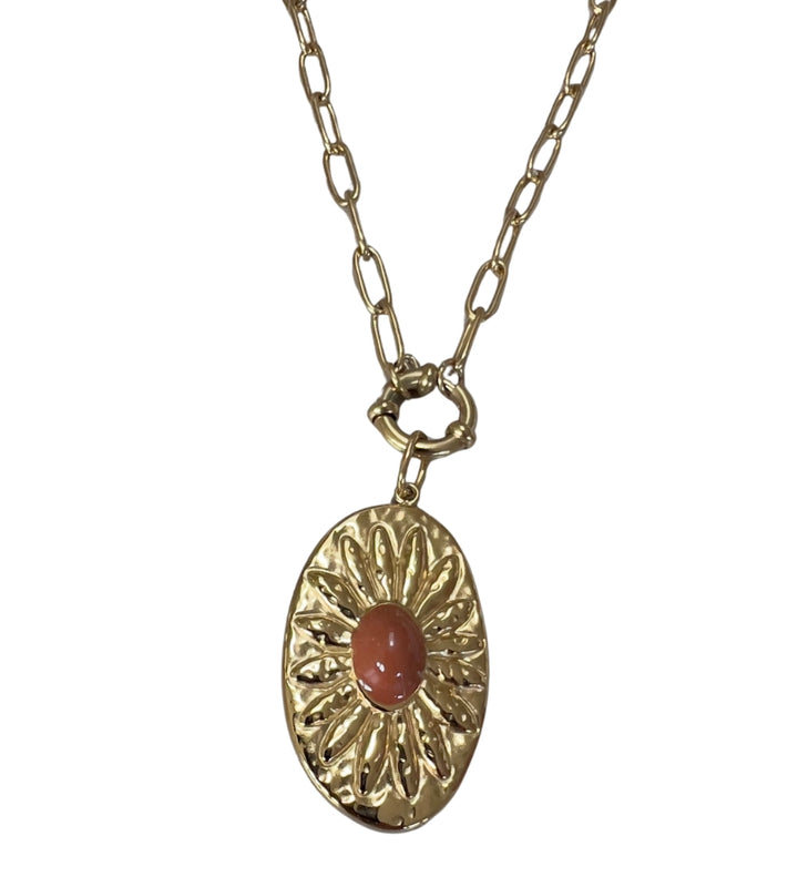 24210 Gold Necklace Coin