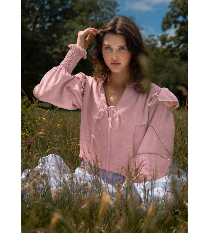 Matilda Blouse - Vintage Rose
