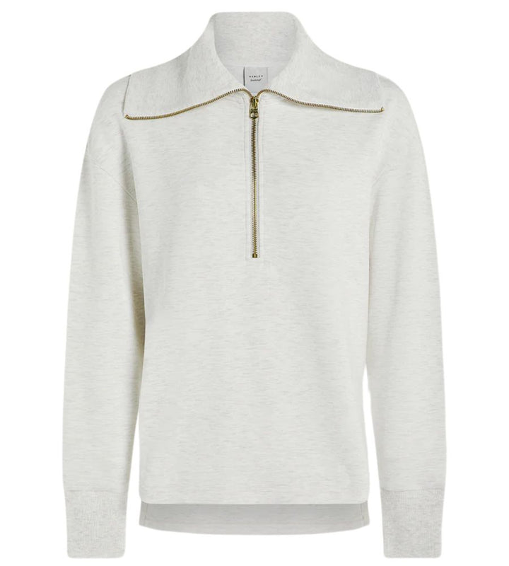 Larson Half Zip - Ivory Marl