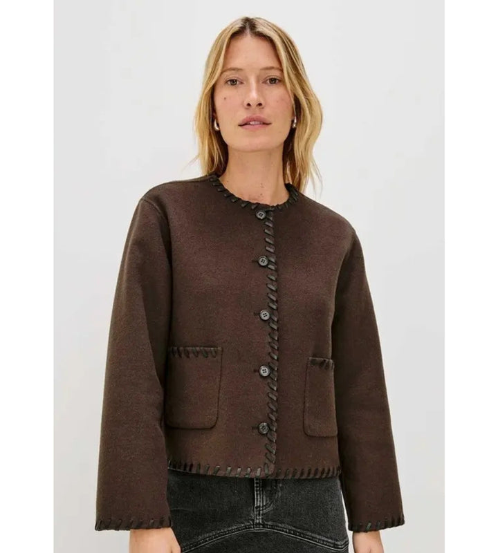 Melanie Jacket - Dark Brown