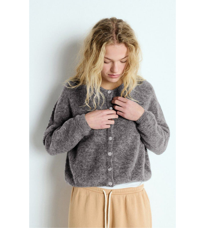 Vitow Cardigan - Steel Melange