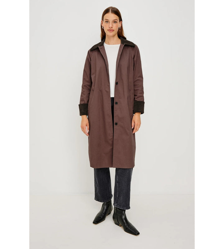 Levy Coat - Raisin
