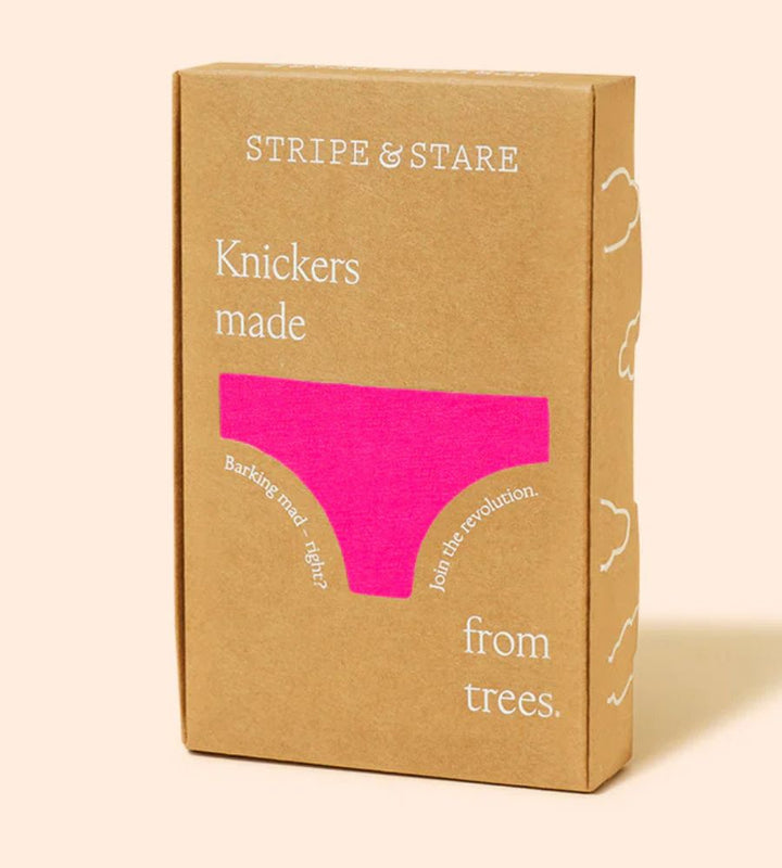 1KNRASSCAR - Classic Knicker - Raspberry/Scarlett