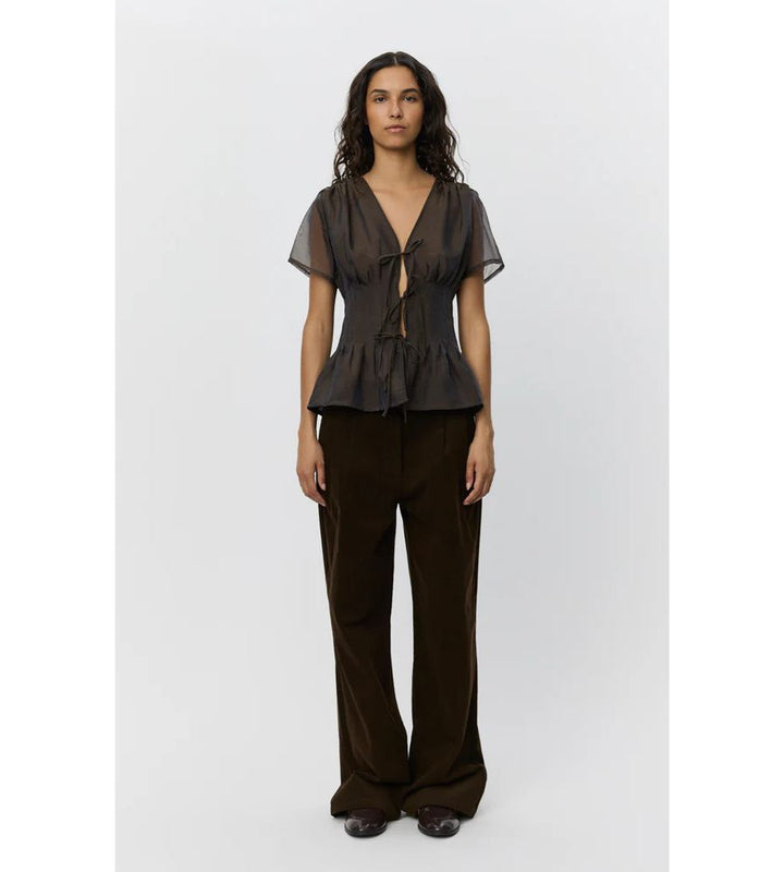 MalinaSW Trousers - Dark Brown